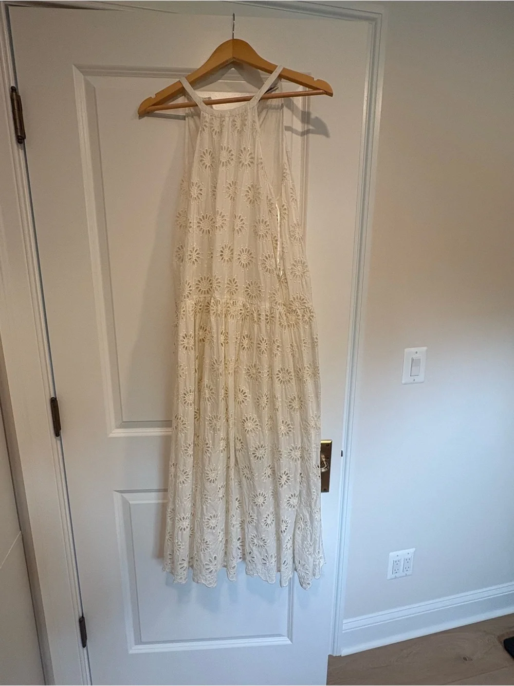 Madewell Eyelet Drop waist Maxi Dress | Size Medium - Picture 5 of 8